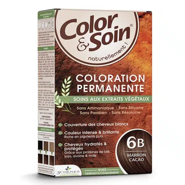  3 Chenes Color&Amp;Soin 6B Marron Cacao - produit parapharmaceutique authentique | Parapharmacie Si Ahmed