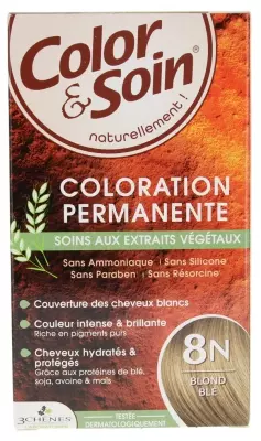  3 Chenes Color&Amp;Soin 8N Blond Ble - produit parapharmaceutique authentique | Parapharmacie Si Ahmed