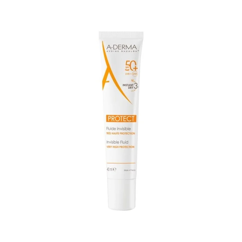 A-derma A-derma Protect Fluide Invisible Très Haute Protection Spf50+