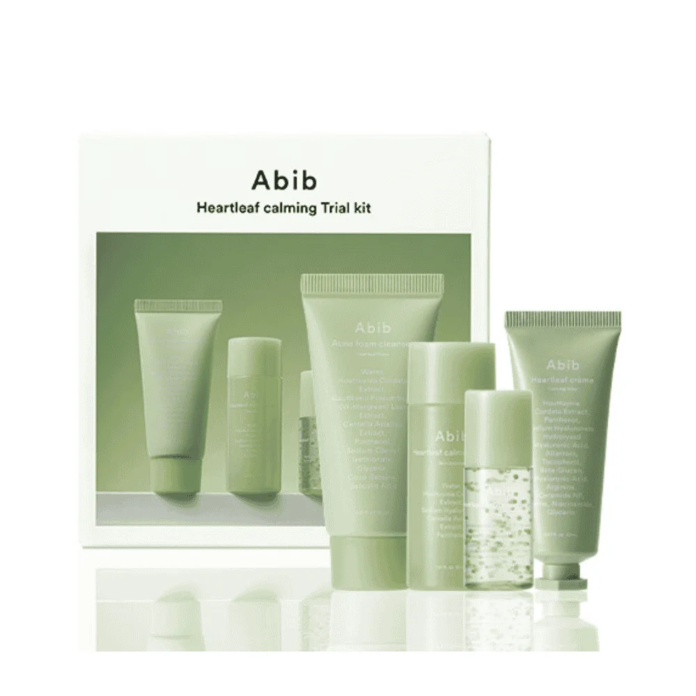  Abib Heartleaf Calming Trial Kit 4 Pcs - produit parapharmaceutique authentique | Parapharmacie Si Ahmed