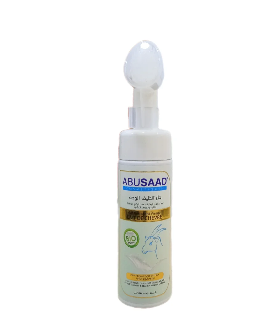 Abusaad Gel Nettoyant Visage Lait De Chévre 180Ml
