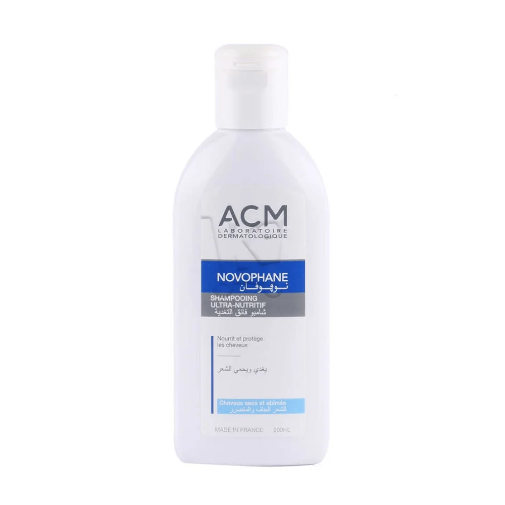  Acm Novophane Shampooing Ultra -Nutritif 200Ml Cheveux Sec Et Abime - produit parapharmaceutique authentique | Parapharmacie Si Ahmed
