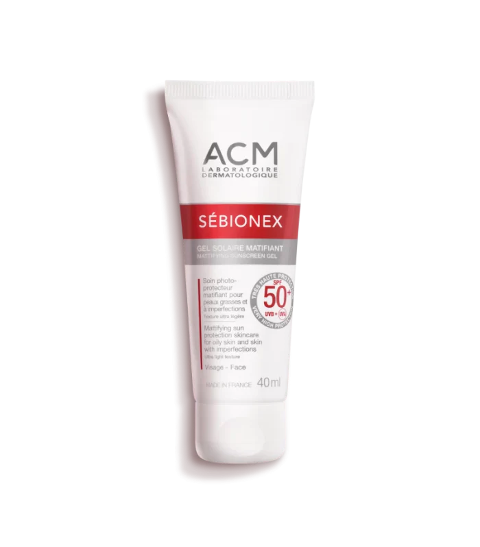 Acm Sébionex gel solaire matifiant spf50+