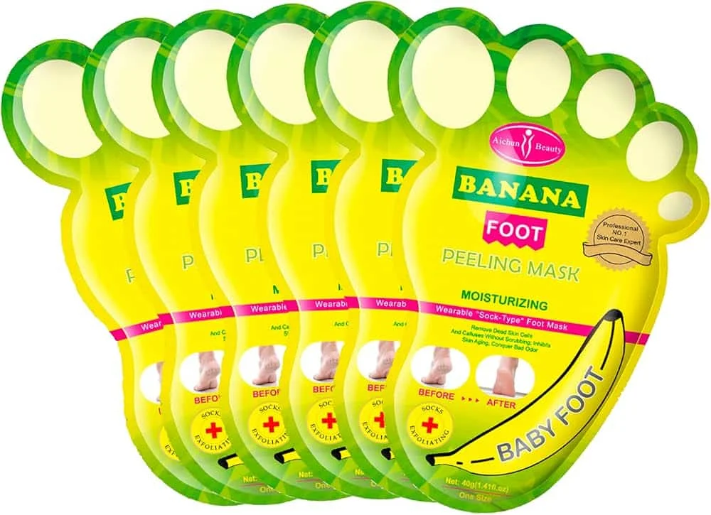  Aichun Beauty Peeling Foot Mask Banana 1 Pair - produit parapharmaceutique authentique | Parapharmacie Si Ahmed