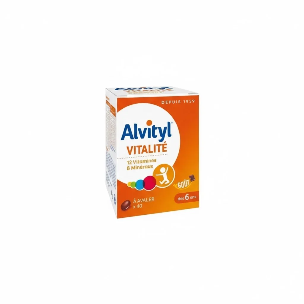 Alvityl vitalité dès 6 ans 40 comprimés
