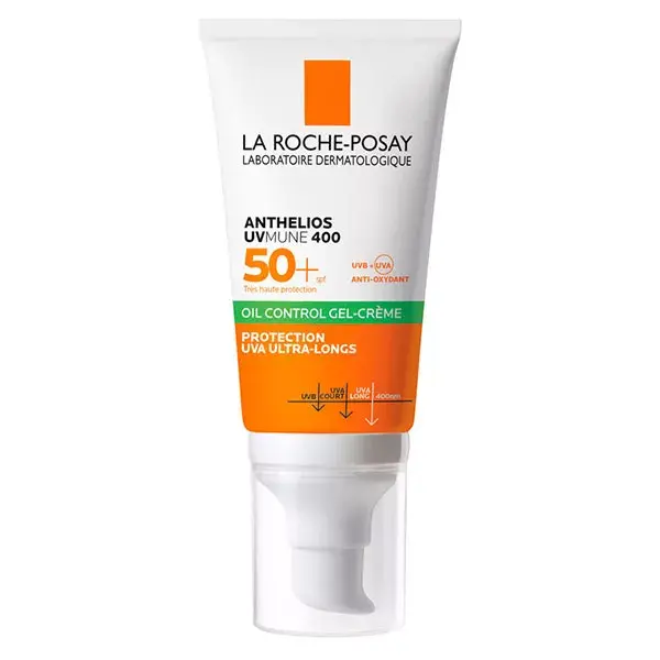  Anthelios Oil Control Gel Crème Spf 50+ - produit parapharmaceutique authentique | Parapharmacie Si Ahmed