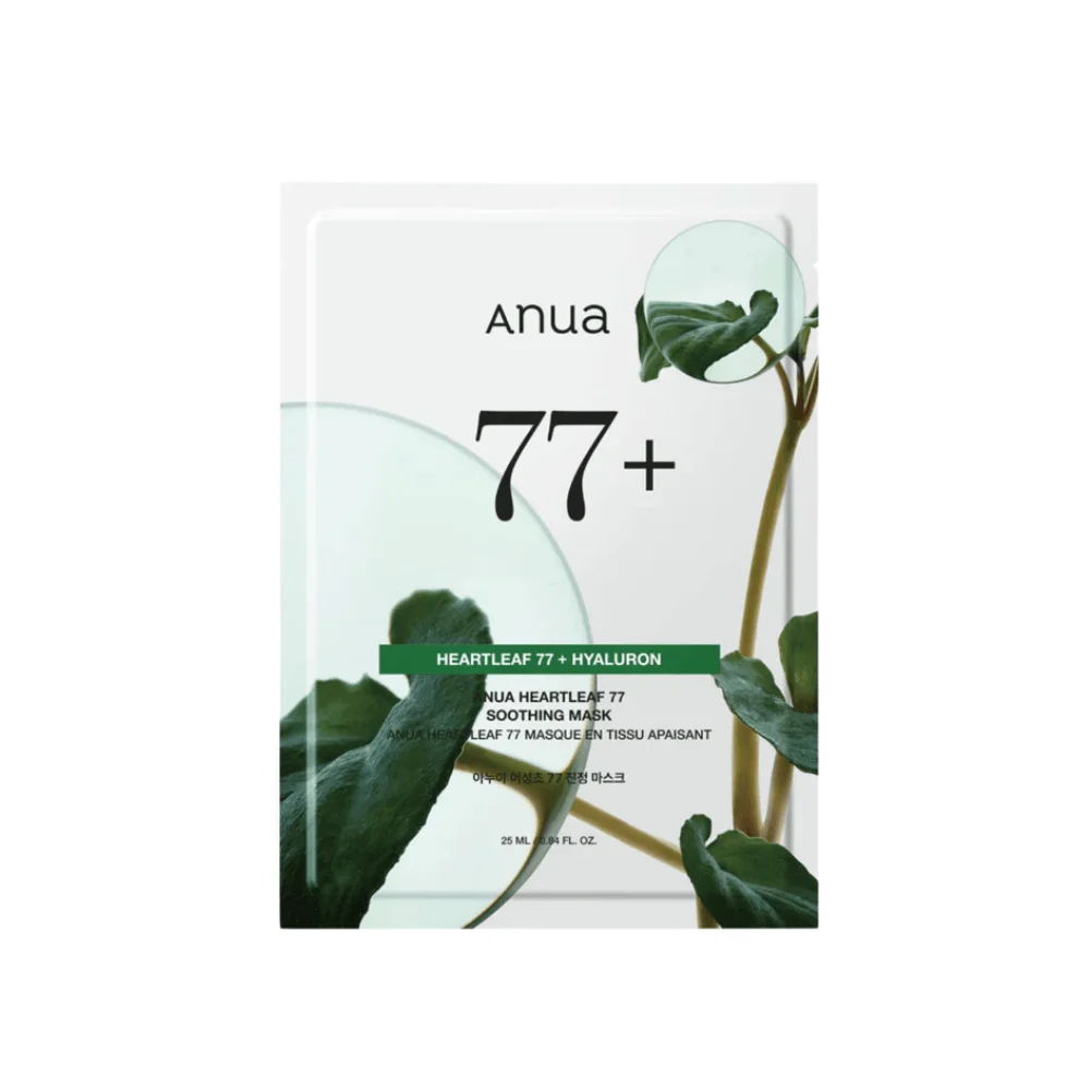  Anua Heartleaf 77% Soothing Mask 25Ml - produit parapharmaceutique authentique | Parapharmacie Si Ahmed
