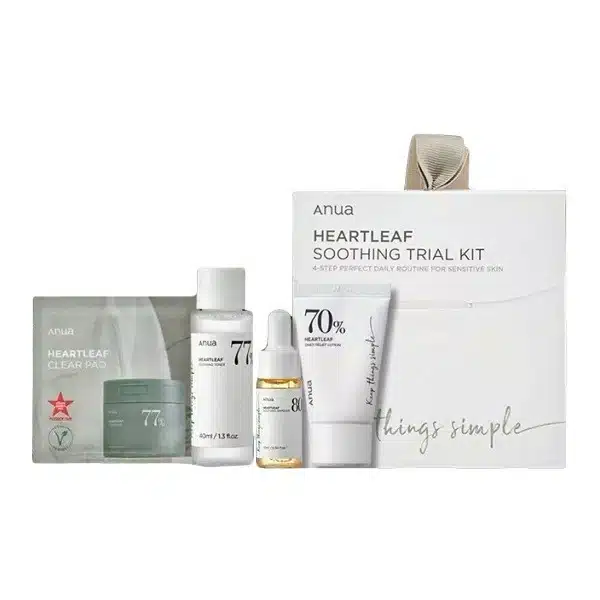  Anua Heartleaf Soothing Trial Kit - produit parapharmaceutique authentique | Parapharmacie Si Ahmed