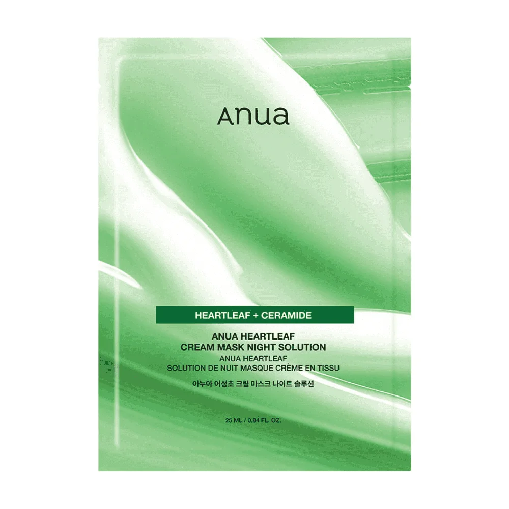  Anua Heartlef Cream Mask Night Solution 25Ml - produit parapharmaceutique authentique | Parapharmacie Si Ahmed