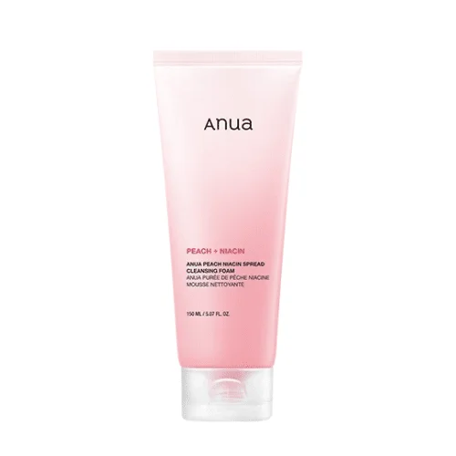  Anua Peach + Niacinamine Spread Cleansing Foam 150ml - produit parapharmaceutique authentique | Parapharmacie Si Ahmed