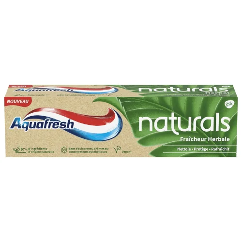  Aquafresh Naturals Fraicheurs Herbale 75 Ml - produit parapharmaceutique authentique | Parapharmacie Si Ahmed