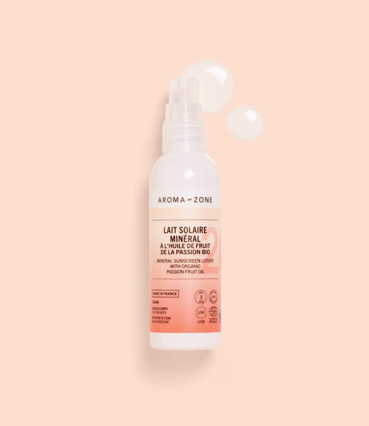  Aroma Zone Lait Solaire Minéral - produit parapharmaceutique authentique | Parapharmacie Si Ahmed