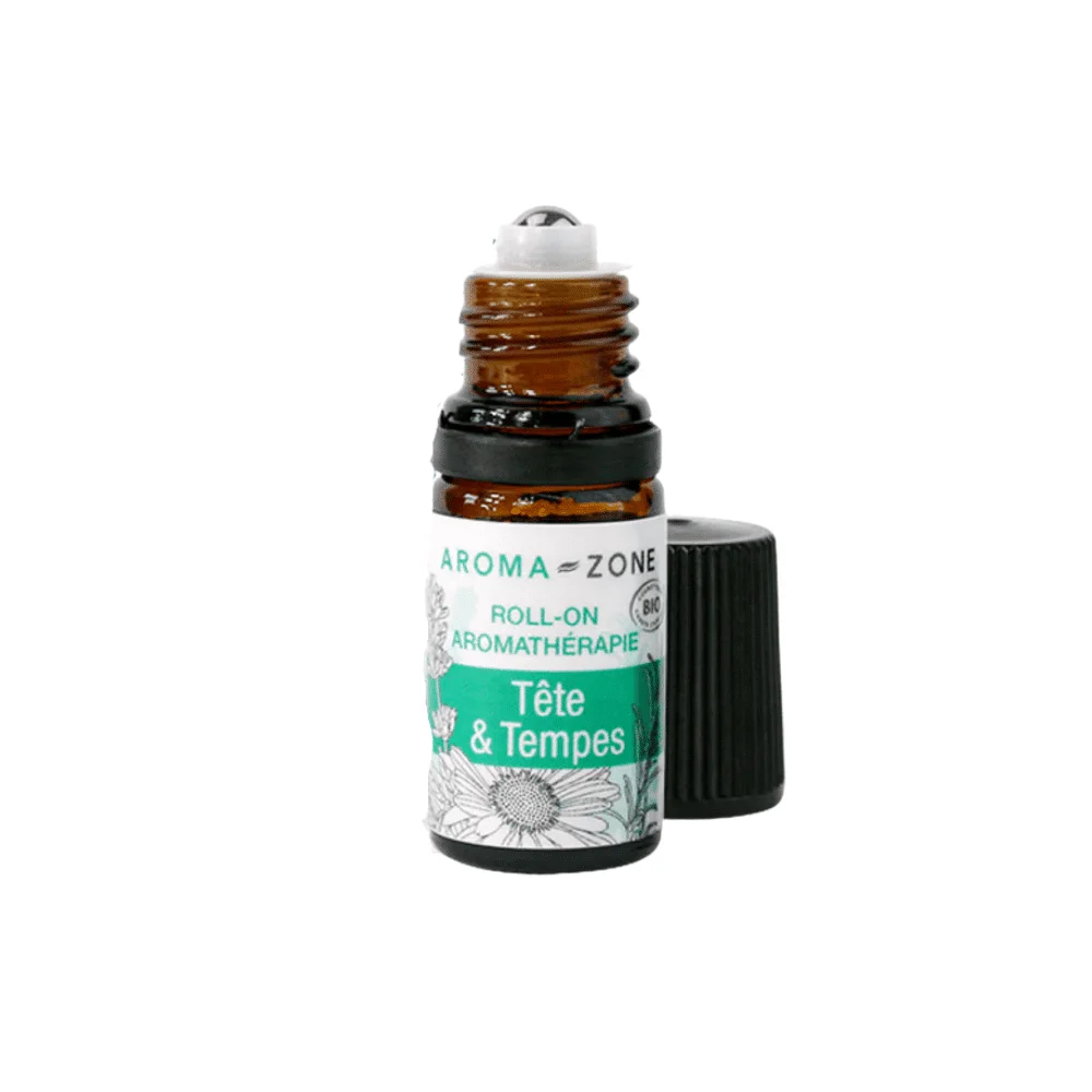  Aroma Zone Roll On Aromathérapie Téte &Amp; Tempes 5Ml - produit parapharmaceutique authentique | Parapharmacie Si Ahmed