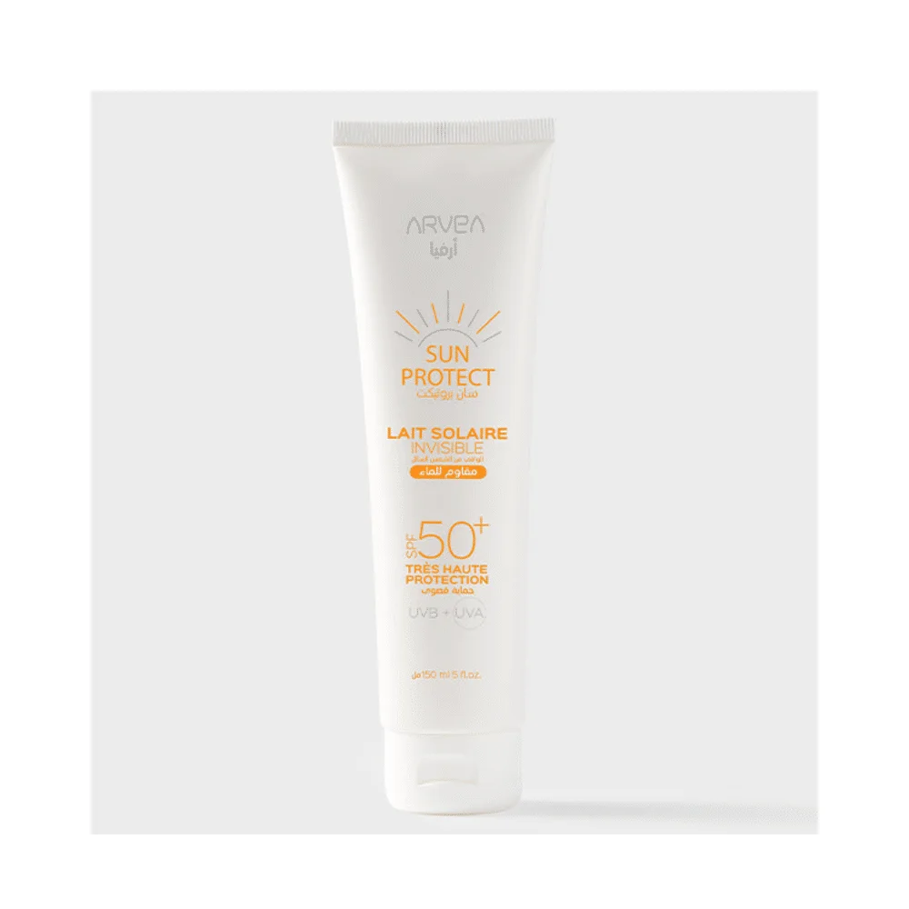  Arvea Sun Protect Lait Solaire Invisible Spf50+ 150Ml - produit parapharmaceutique authentique | Parapharmacie Si Ahmed