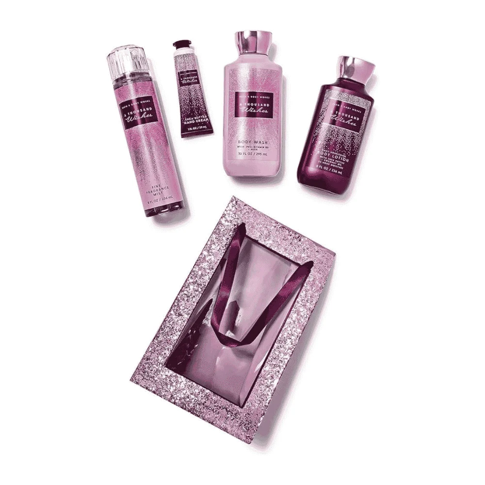  Bath &Amp; Body Works A Thousand Wishes Trousse 4 Pcs - produit parapharmaceutique authentique | Parapharmacie Si Ahmed