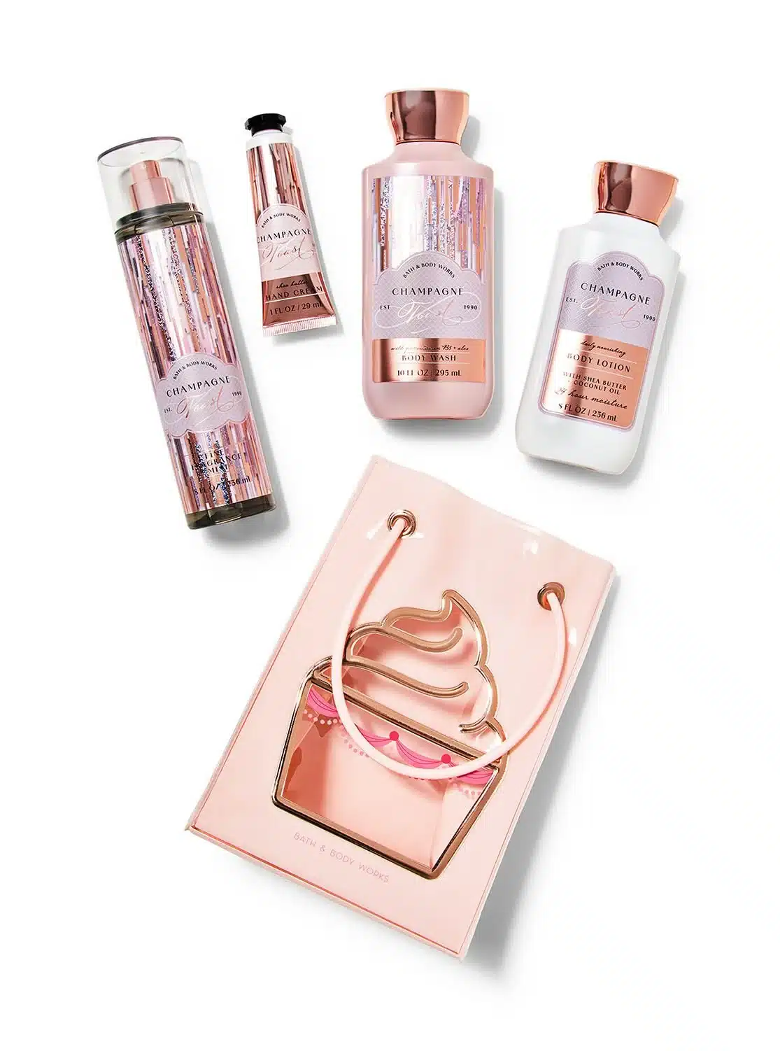 Bath &Amp; Body Works Champagne Toast 1990 Trousse 4 Pcs - produit parapharmaceutique authentique | Parapharmacie Si Ahmed