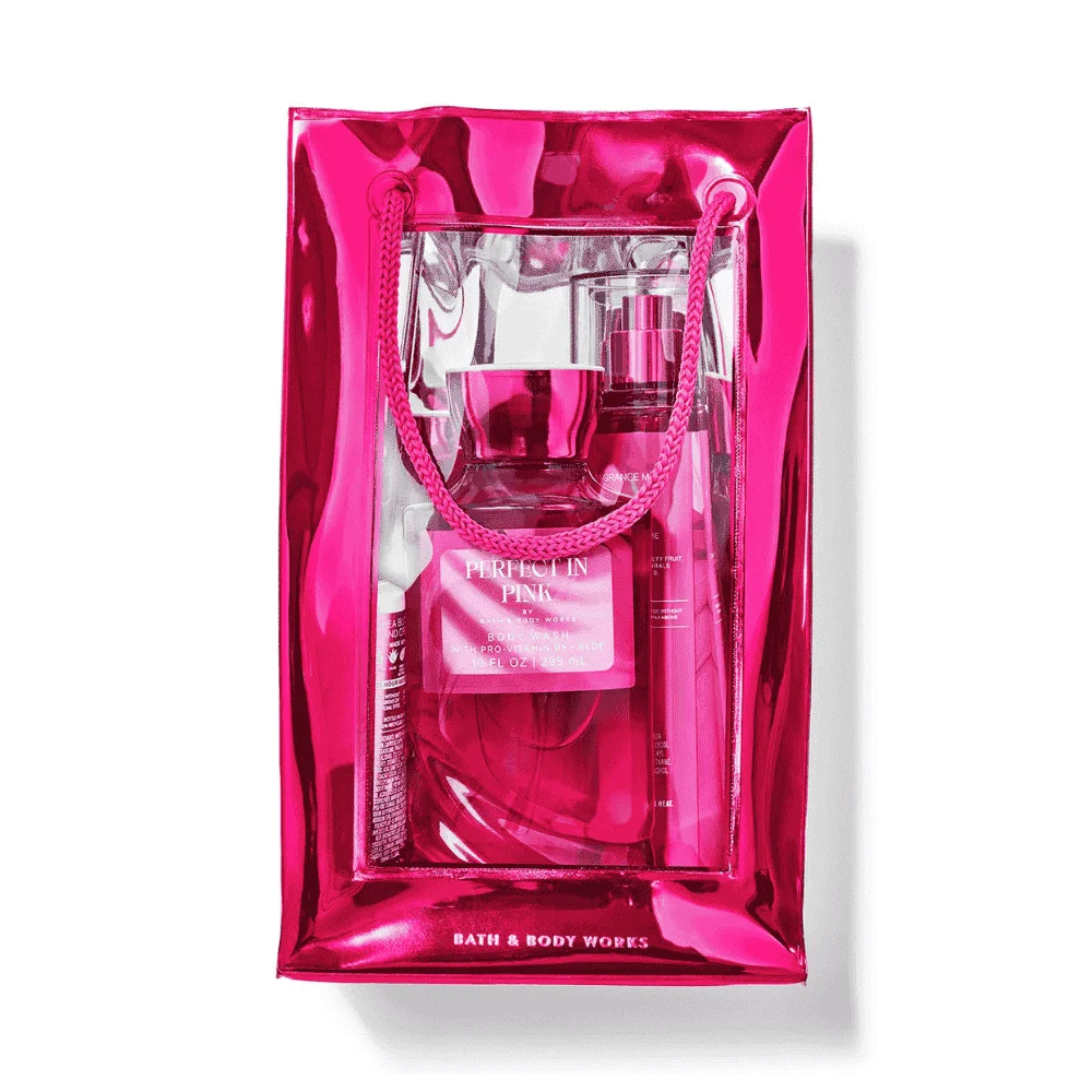  Bath &Amp; Body Works Perfect In Pink Trousse 4 Pcs - produit parapharmaceutique authentique | Parapharmacie Si Ahmed