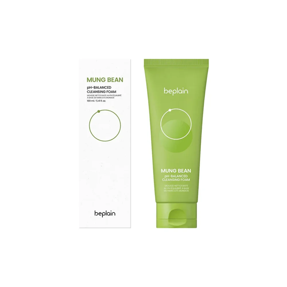  Beplain Mung Bean Ph Balance Cleansing Foam 80Ml - produit parapharmaceutique authentique | Parapharmacie Si Ahmed