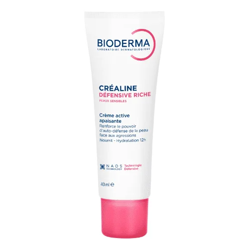  Bioderma CrÉaline DÉfensive Riche CrÈme Active Apaisante 40ml - produit parapharmaceutique authentique | Parapharmacie Si Ahmed