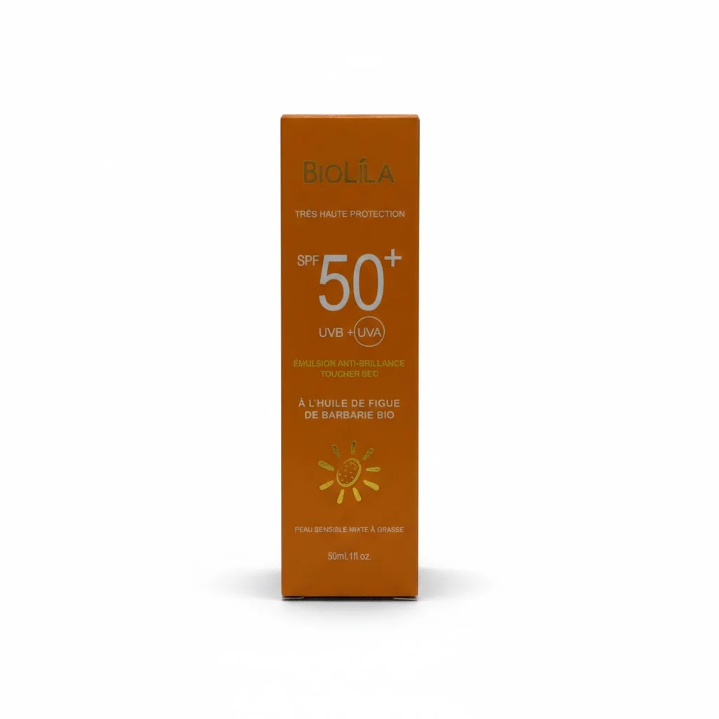Biolila Emulsion Anti Brillance Toucher Sec Spf50+ 50Ml
