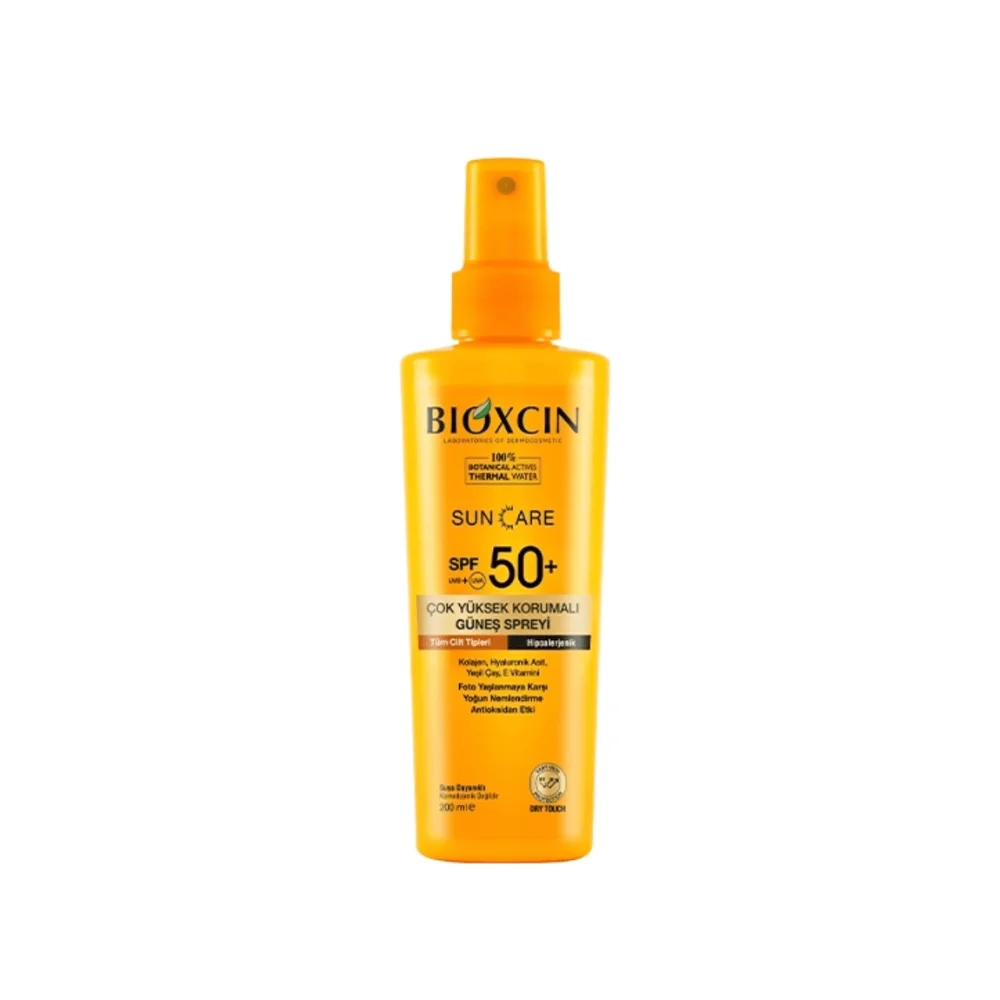  Bioxcin Suncare Spray Solaire Dry Touch 200Ml - produit parapharmaceutique authentique | Parapharmacie Si Ahmed