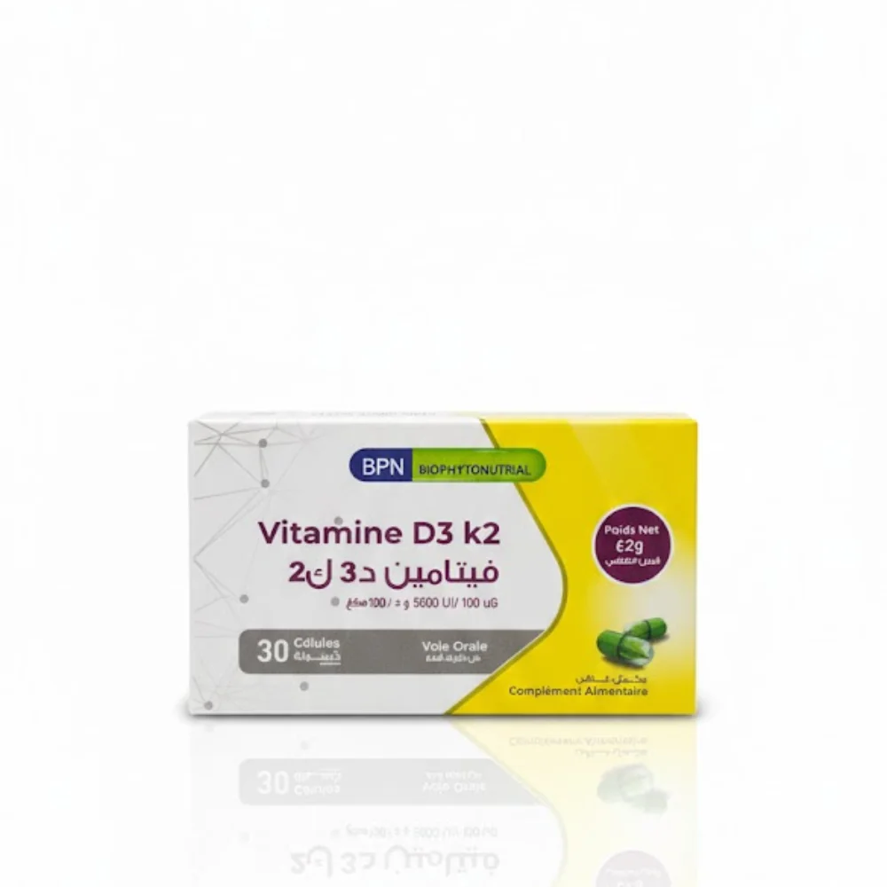 BPN BPN Vitamine D3 K2 (5000 UI) 30 gélules