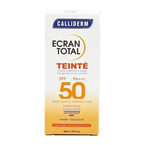  Calliderm Ecran Total Teinté Spf 50+ - produit parapharmaceutique authentique | Parapharmacie Si Ahmed