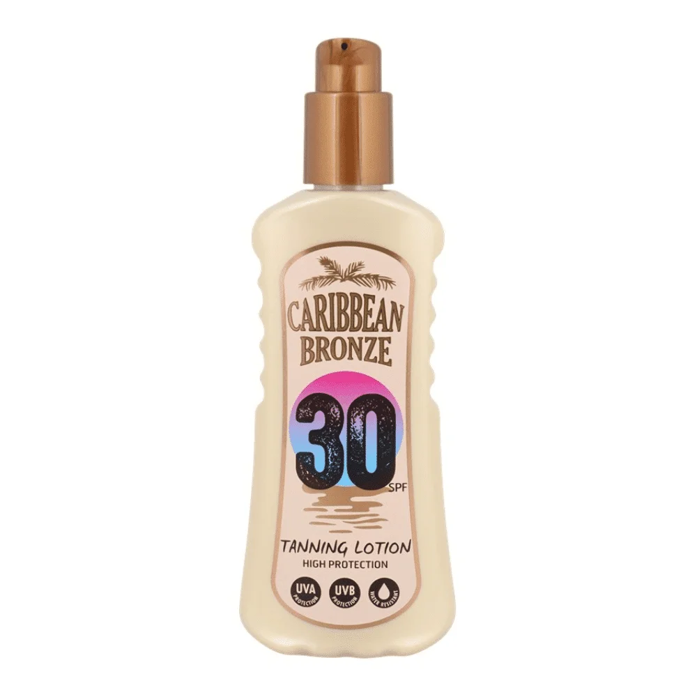  Caribbean Bronze Tanning Lotion Spf30 200Ml - produit parapharmaceutique authentique | Parapharmacie Si Ahmed