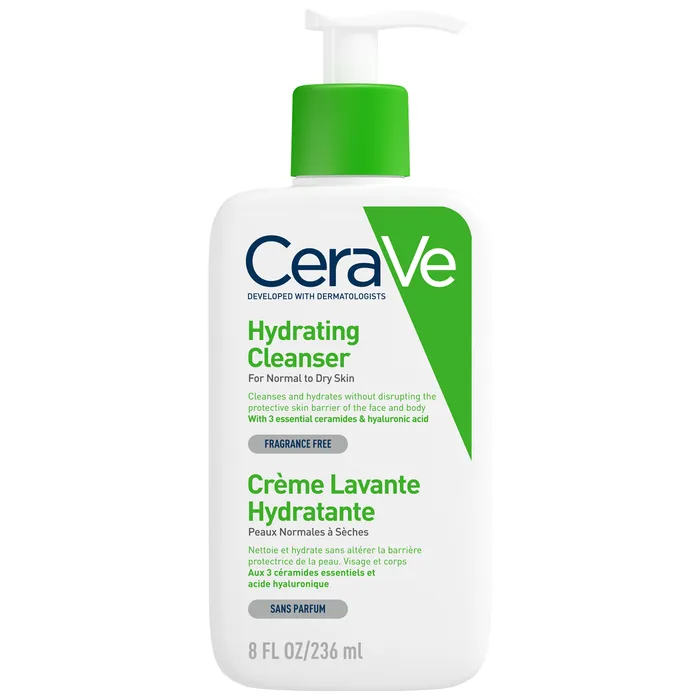  Cerave Creme Lavante Hydratante 236Ml - produit parapharmaceutique authentique | Parapharmacie Si Ahmed