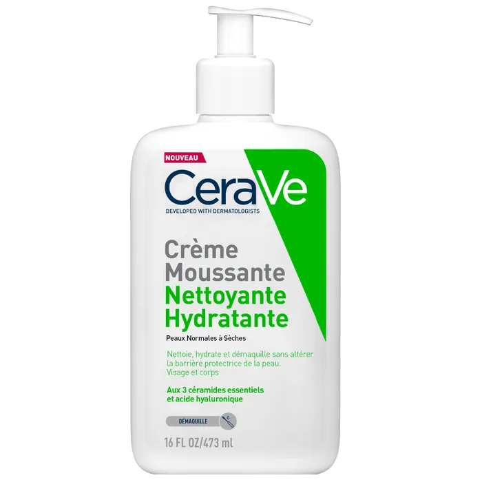  Cerave Créme Moussante 473Ml - produit parapharmaceutique authentique | Parapharmacie Si Ahmed