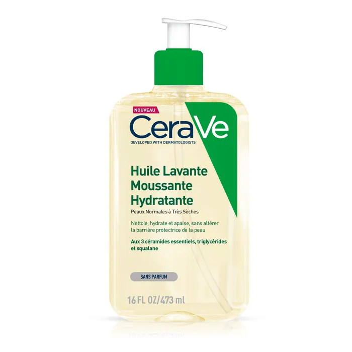  Cerave Huile Lavante Moussante Hydratante 236Ml - produit parapharmaceutique authentique | Parapharmacie Si Ahmed