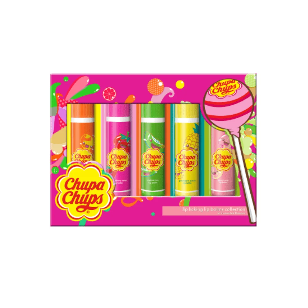  Chupa Chups Kissable Lip Balm Collection - produit parapharmaceutique authentique | Parapharmacie Si Ahmed
