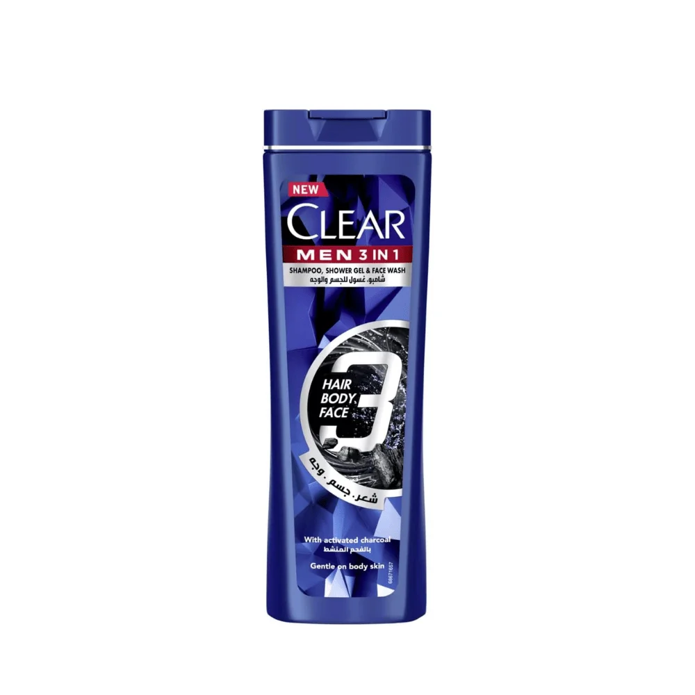  Clear Shp Homme Charbon 360Ml - produit parapharmaceutique authentique | Parapharmacie Si Ahmed