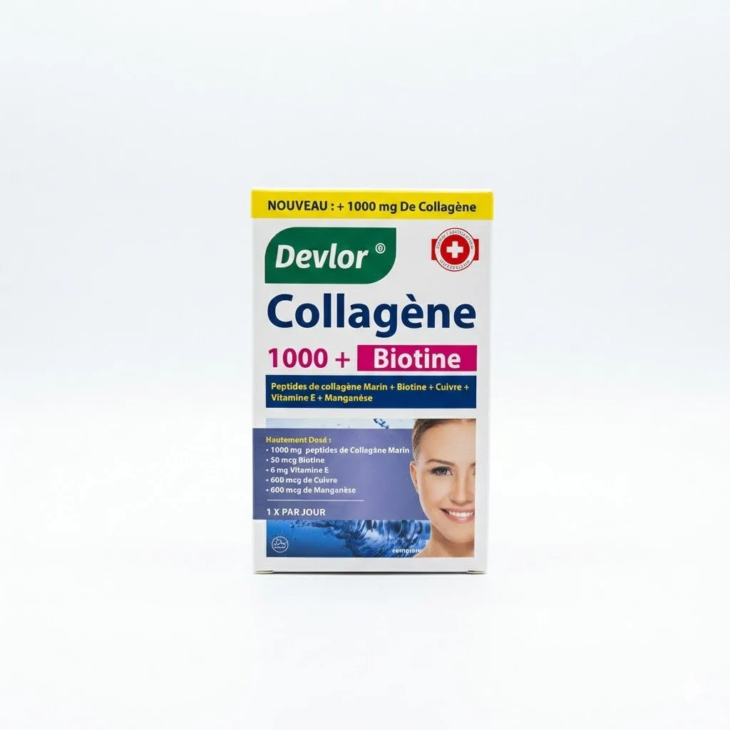 Devlor Collagène 1000 + Biotine - produit parapharmaceutique authentique | Parapharmacie Si Ahmed
