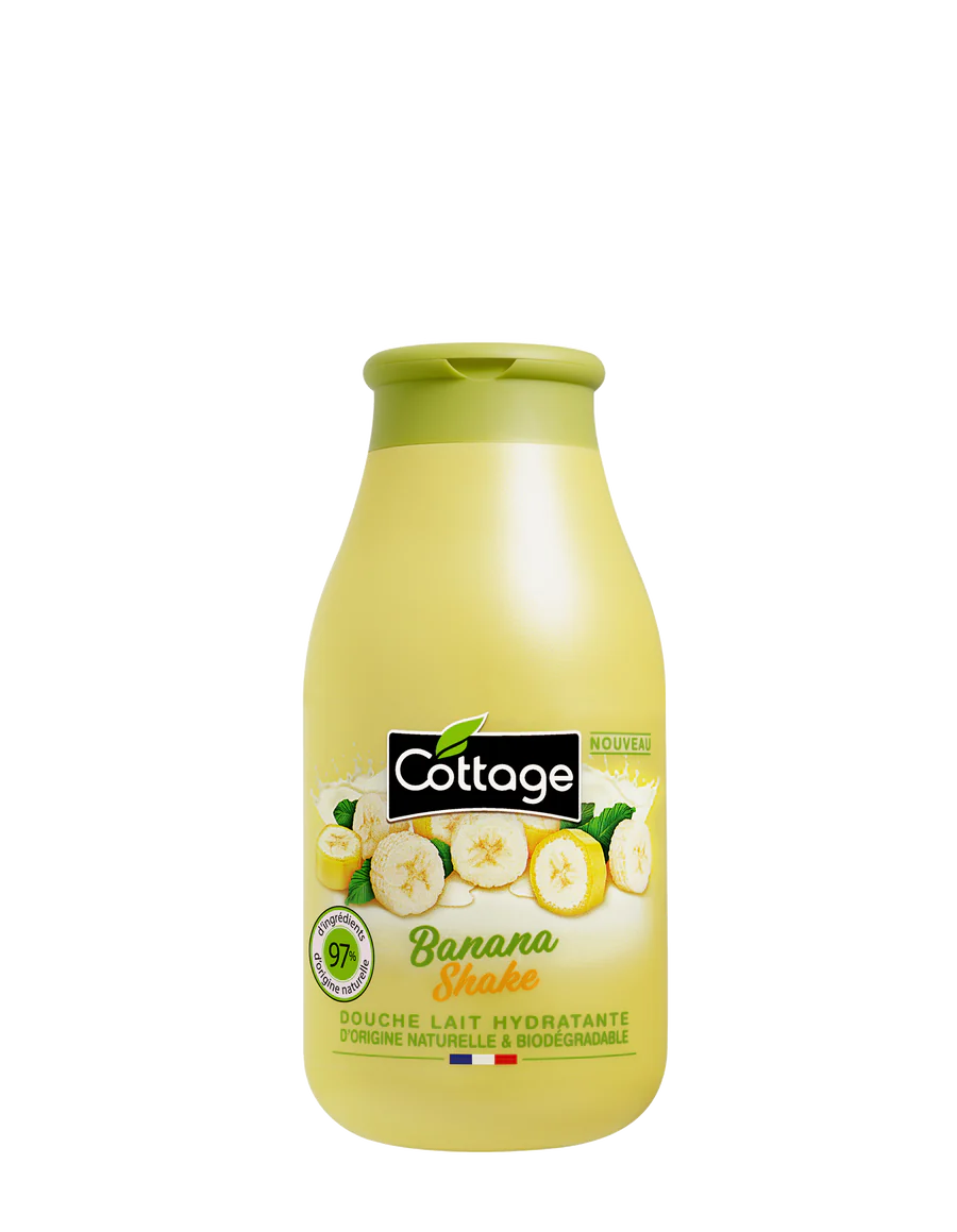  Cottage Gel Douche Banana Shake - produit parapharmaceutique authentique | Parapharmacie Si Ahmed