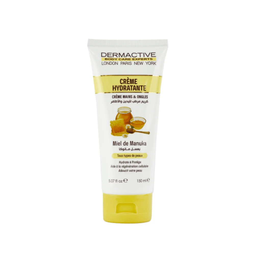  Dermactive Crème Hydratante Mains &Amp; Ongles Miel De Manuka 150Ml - produit parapharmaceutique authentique | Parapharmacie Si Ahmed