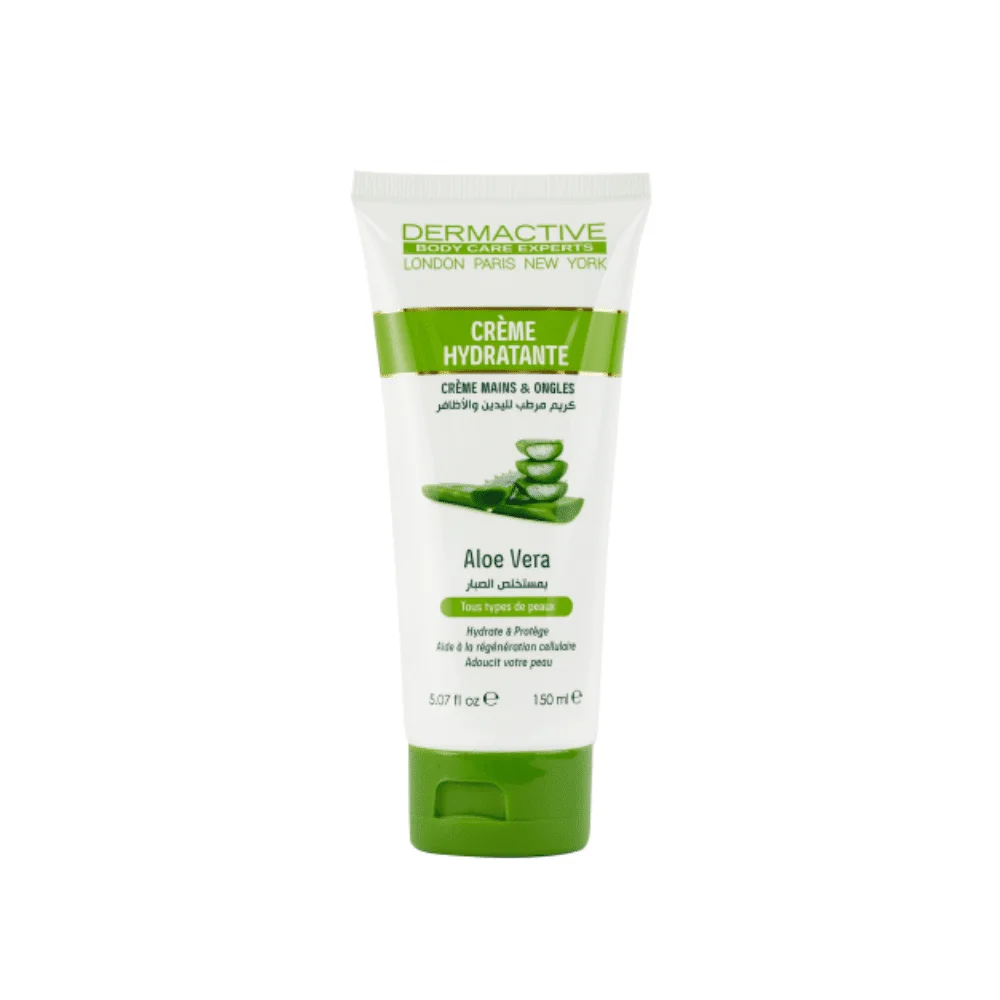  Dermactive Crème Hydratante Mains Ongles Aloe Vera 150Ml - produit parapharmaceutique authentique | Parapharmacie Si Ahmed