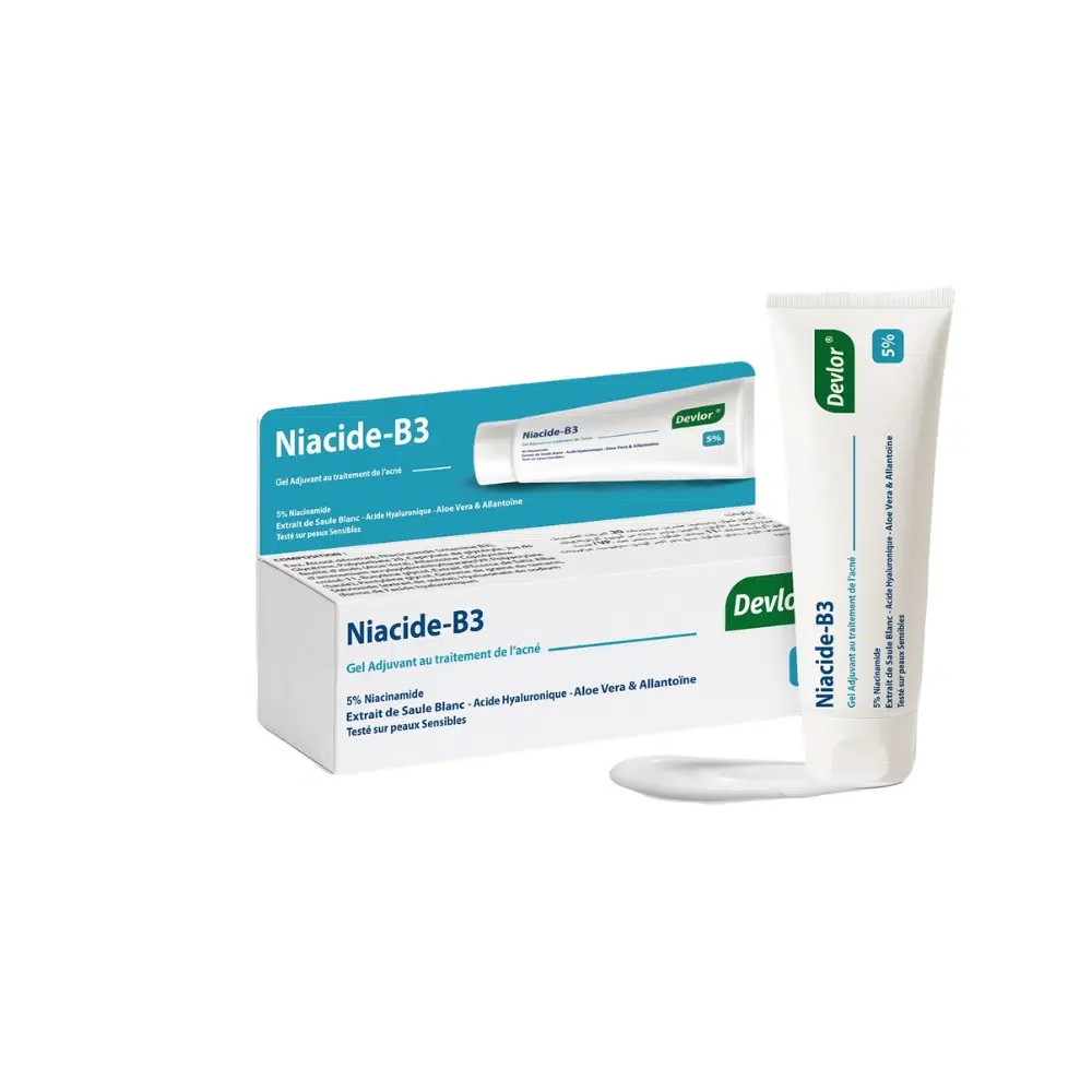 DEVLOR NIACIDE-B3 – Gel Adjuvant au Traitement de l’Acné – 5 % Niacinamide