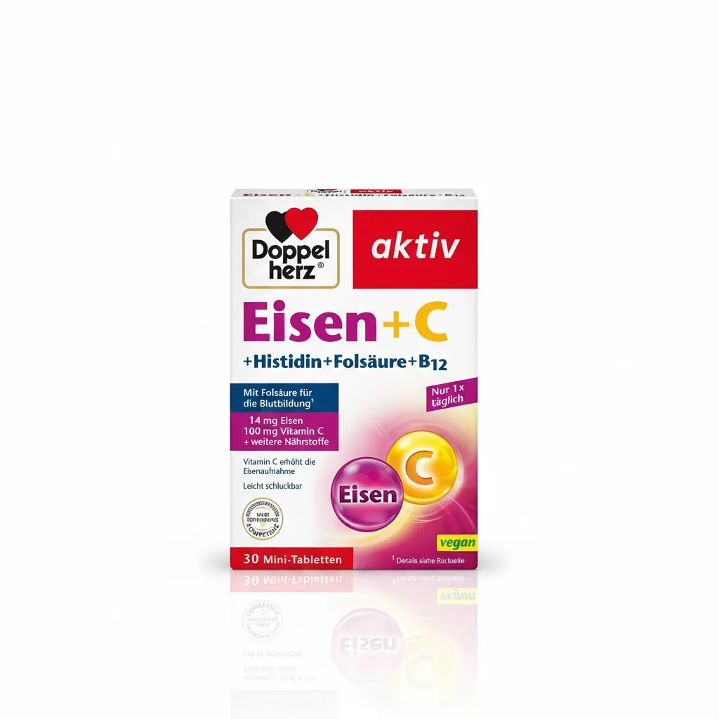 Doppelherz® aktiv Fer + C + Histidine + Acide folique