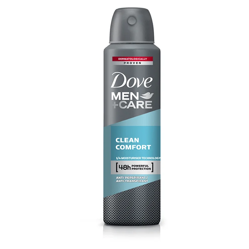  Dove Men +Care Clean Confort Deo 250Ml - produit parapharmaceutique authentique | Parapharmacie Si Ahmed