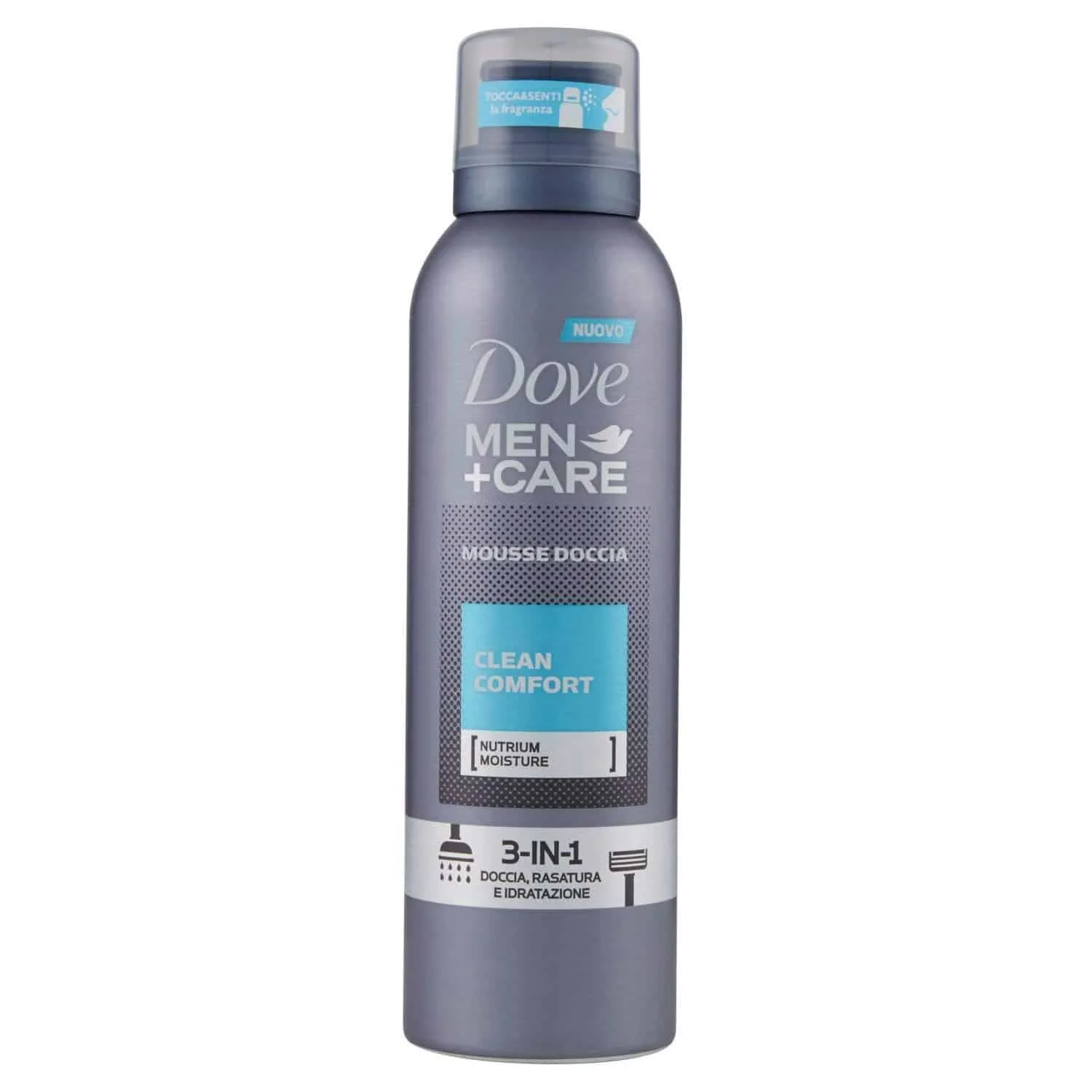  Dove Mousse Men+ Care 3En1 200Ml - produit parapharmaceutique authentique | Parapharmacie Si Ahmed