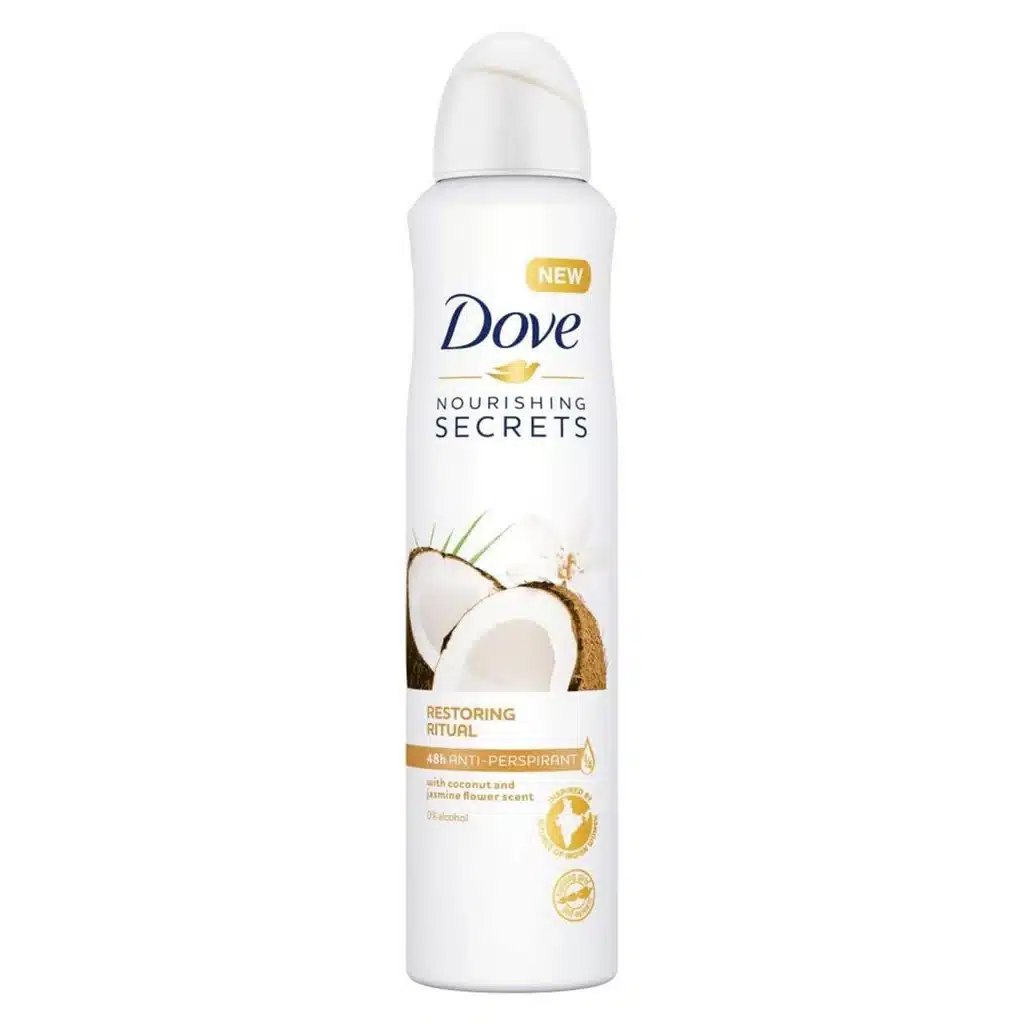  Dove Nourishing Secrets Restoring Ritual Coconut&Amp;Jasmine Deo 250Ml - produit parapharmaceutique authentique | Parapharmacie Si Ahmed