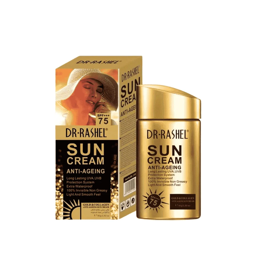  Dr Rashel Sun Cream Anti Aging Spf75+ 80G - produit parapharmaceutique authentique | Parapharmacie Si Ahmed