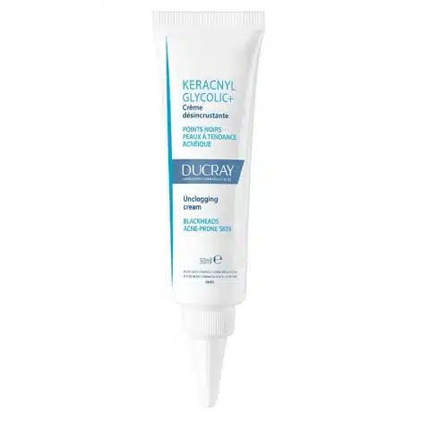  Ducray Keracnyl Glycolic+ Créme Désincrustante 30Ml - produit parapharmaceutique authentique | Parapharmacie Si Ahmed