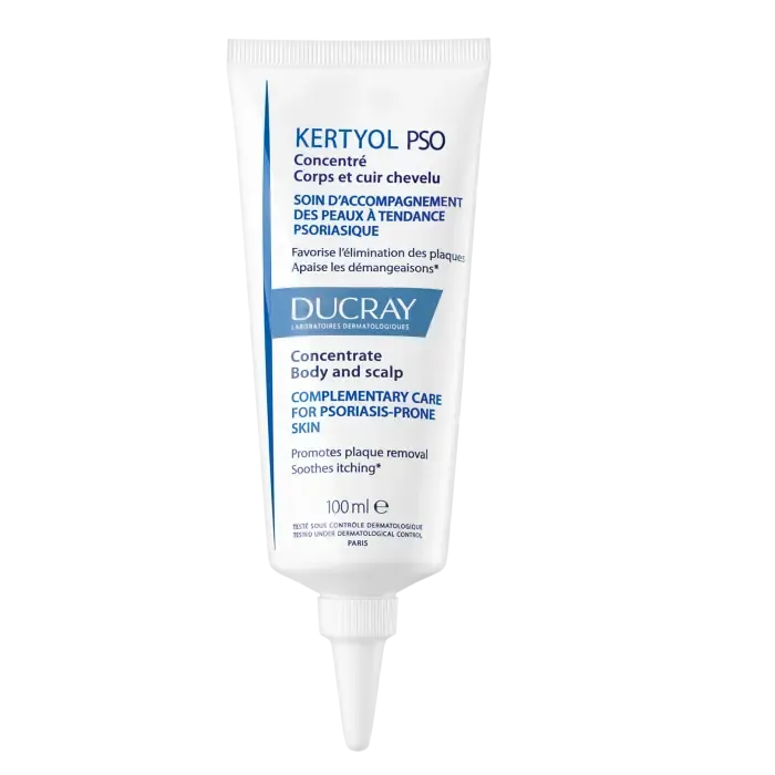  Ducray Kertyol Pso Concentre Corps Et Cuir Chevelu 100Ml - produit parapharmaceutique authentique | Parapharmacie Si Ahmed
