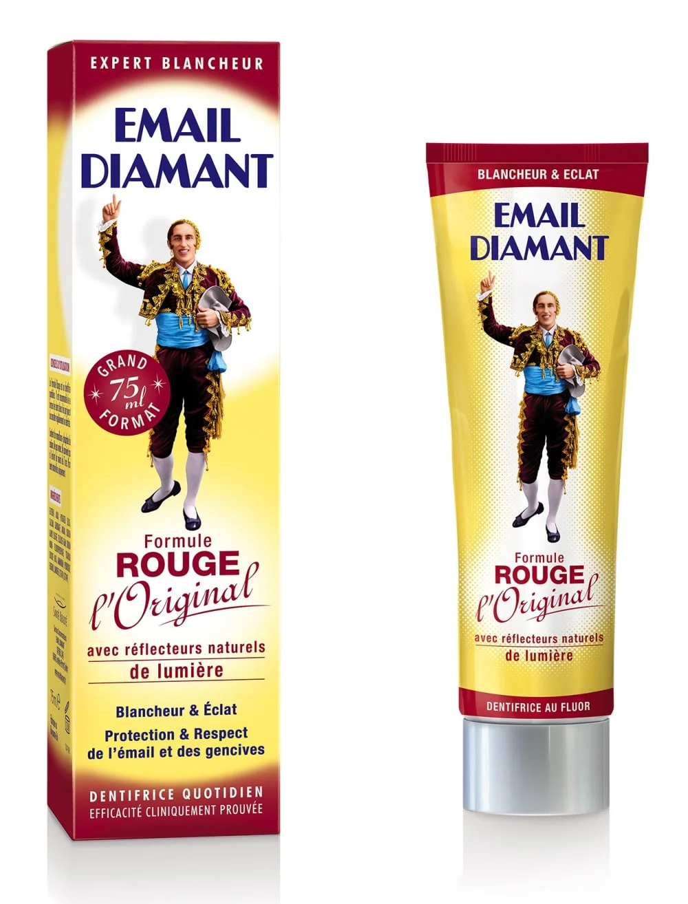  Email Diamant Dentifrice Formule Rouge - produit parapharmaceutique authentique | Parapharmacie Si Ahmed