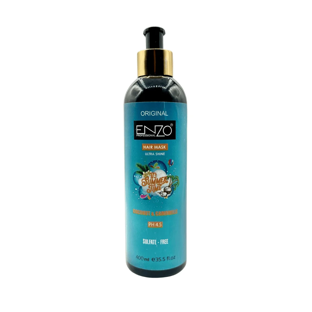  Enzo Hair Mask Coconut &Amp; Camomille 400Ml - produit parapharmaceutique authentique | Parapharmacie Si Ahmed