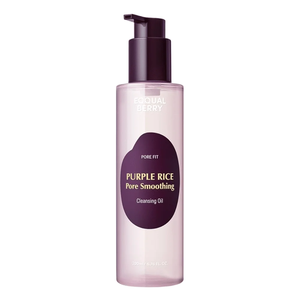 Eqqual Berry Purple Rice Cleansing Oil 200Ml - produit parapharmaceutique authentique | Parapharmacie Si Ahmed