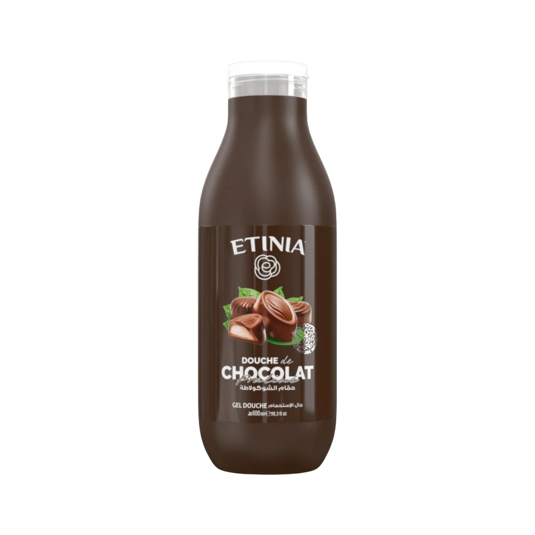 Etinia Gel Douche Chocolat 600Ml - produit parapharmaceutique authentique | Parapharmacie Si Ahmed