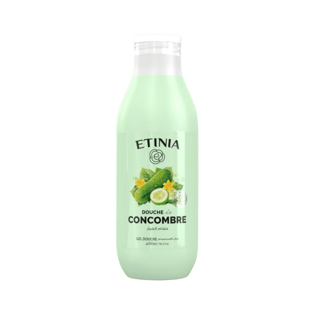  Etinia Gel Douche Concombre 600Ml - produit parapharmaceutique authentique | Parapharmacie Si Ahmed